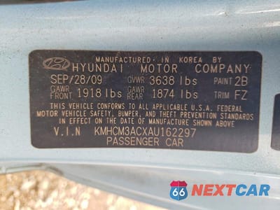 Zdjęcie 13 z 13 samochodu: 2010 HYUNDAI ACCENT GS VIN:KMHCM3ACXAU162297 - miniatura