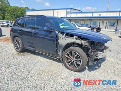 Czwarte zdjęcie samochodu z boku: 2021 BMW X3 XDRIVEM40I VIN:5UXTY9C00M9F37654 - miniatura