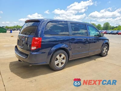 Trzecie zdjęcie samochodu z tyłu: 2013 DODGE GRAND CARAVAN SE VIN:2C4RDGBG6DR753980 - miniatura