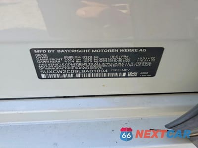 Zdjęcie 13 z 13 samochodu: 2020 BMW X7 XDRIVE40I VIN:5UXCW2C09L9A01894 - miniatura
