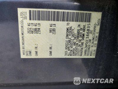 Zdjęcie 12 z 12 samochodu: 2012 NISSAN ALTIMA SR VIN:1N4BL2AP1CC166835 - miniatura
