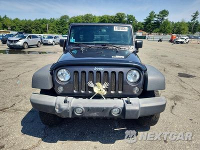 Piąte zdjęcie samochodu w środku: 2017 JEEP WRANGLER UNLIMITED SPORT VIN:1C4BJWDGXHL549652 - miniatura