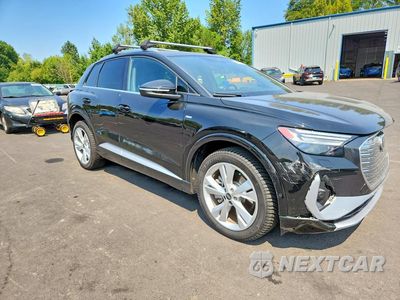 Czwarte zdjęcie samochodu z boku: 2023 AUDI Q4 E-TRON PRESTIGE VIN:WA1M2BFZ0PP035727 - miniatura