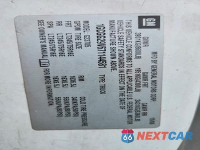 Zdjęcie 13 z 13 samochodu: 2007 CHEVROLET EXPRESS 2500 DELIVERY VAN VIN:1GCGG29V671144581 - miniatura
