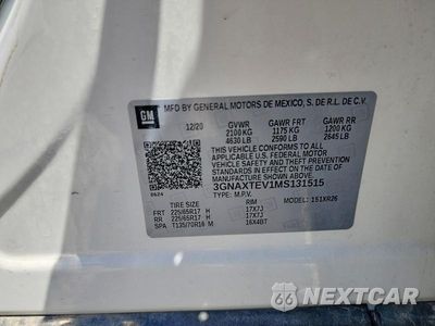 Zdjęcie 13 z 13 samochodu: 2021 CHEVROLET EQUINOX LT VIN:3GNAXTEV1MS131515 - miniatura