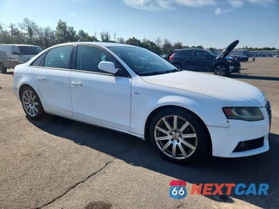 Czwarte zdjęcie samochodu z boku: 2010 AUDI A4 PREMIUM VIN:WAUAFAFL2AN027020 - miniatura