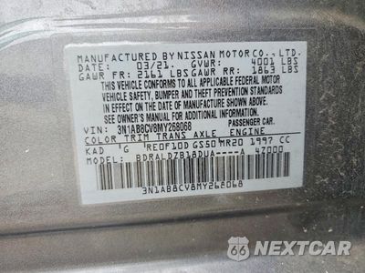Zdjęcie 13 z 13 samochodu: 2021 NISSAN SENTRA SV VIN:3N1AB8CV8MY268068 - miniatura