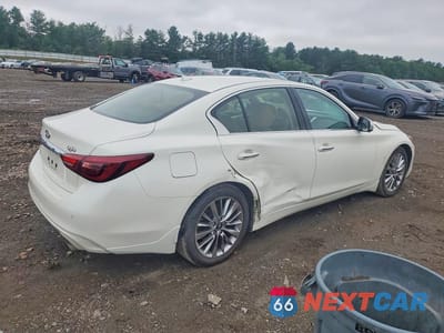 Trzecie zdjęcie samochodu z tyłu: 2023 INFINITI Q50 LUXE VIN:JN1EV7BR3PM541562 - miniatura