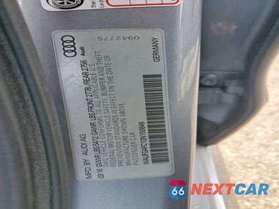 Zdjęcie 12 z 12 samochodu: 2016 AUDI A6 PREMIUM PLUS VIN:WAUFGAFC1GN156846 - miniatura