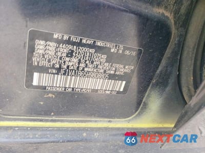 Zdjęcie 13 z 13 samochodu: 2017 SUBARU WRX VIN:JF1VA1B65H9808805 - miniatura
