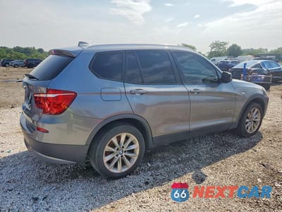 Trzecie zdjęcie samochodu z tyłu: 2014 BMW X3 XDRIVE28I VIN:5UXWX9C50E0D43451 - miniatura