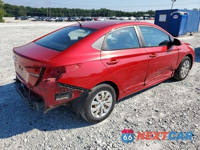Trzecie zdjęcie samochodu z tyłu: 2018 HYUNDAI ACCENT SE VIN:3KPC24A35JE034824 - miniatura