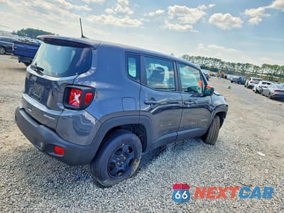 Trzecie zdjęcie samochodu z tyłu: 2022 JEEP RENEGADE SPORT VIN:ZACNJDA11NPP00593 - miniatura