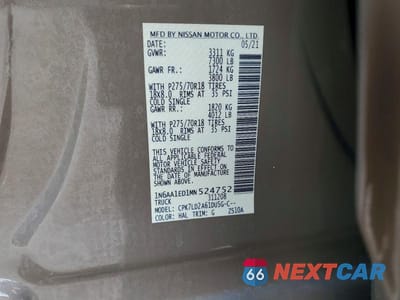 Zdjęcie 12 z 12 samochodu: 2021 NISSAN TITAN PRO-4X VIN:1N6AA1ED1MN524752 - miniatura