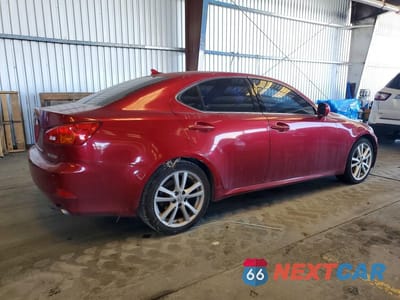 Trzecie zdjęcie samochodu z tyłu: 2007 LEXUS IS 250 VIN:JTHBK262X75050441 - miniatura
