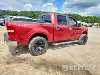 Trzecie zdjęcie samochodu z tyłu: 2007 FORD F150 SUPERCREW VIN:1FTPW14V47FA16041 - miniatura