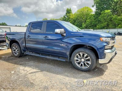 Czwarte zdjęcie samochodu z boku: 2020 CHEVROLET SILVERADO C1500 LT VIN:3GCPWCED8LG144860 - miniatura