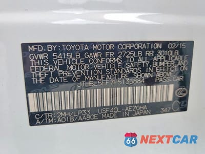 Zdjęcie 12 z 12 samochodu: 2015 LEXUS LS 460 VIN:JTHBL5EF7F5135884 - miniatura