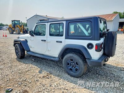 Drugie zdjęcie samochodu z przodu: 2018 JEEP WRANGLER UNLIMITED SPORT VIN:1C4HJXDG2JW172397 - miniatura