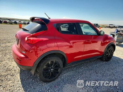 Trzecie zdjęcie samochodu z tyłu: 2014 NISSAN JUKE S VIN:JN8AF5MR4ET454352 - miniatura