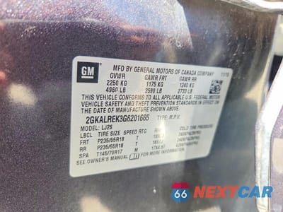 Zdjęcie 13 z 13 samochodu: 2016 GMC TERRAIN DENALI VIN:2GKALREK3G6201665 - miniatura