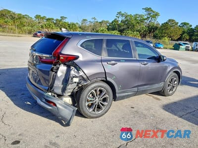 Trzecie zdjęcie samochodu z tyłu: 2021 HONDA CR-V EX VIN:2HKRW1H56MH405946 - miniatura