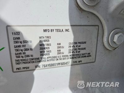 Zdjęcie 13 z 13 samochodu: 2023 TESLA MODEL Y VIN:7SAYGDEE1PF605427 - miniatura