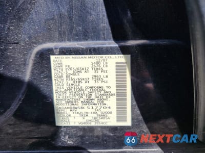 Zdjęcie 12 z 12 samochodu: 2008 NISSAN XTERRA X VIN:5N1AN08W58C517704 - miniatura