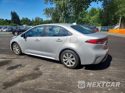 Drugie zdjęcie samochodu z przodu: 2021 TOYOTA COROLLA LE VIN:5YFEPMAE5MP196693 - miniatura
