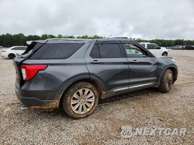 Trzecie zdjęcie samochodu z tyłu: 2020 FORD EXPLORER LIMITED VIN:1FMSK8FH8LGA65166 - miniatura
