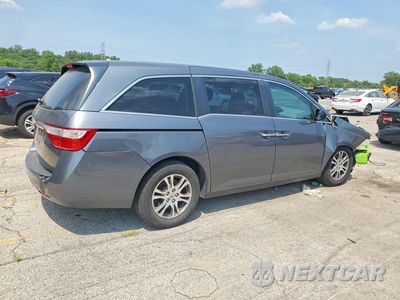 Trzecie zdjęcie samochodu z tyłu: 2013 HONDA ODYSSEY EXL VIN:5FNRL5H64DB022207 - miniatura