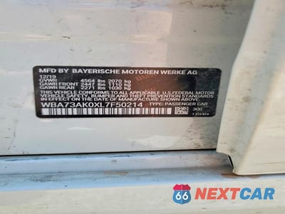 Zdjęcie 12 z 12 samochodu: 2020 BMW 228XI VIN:WBA73AK0XL7F50214 - miniatura