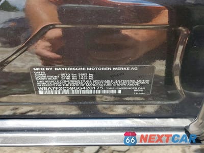 Zdjęcie 12 z 12 samochodu: 2016 BMW 750 XI VIN:WBA7F2C59GG420175 - miniatura