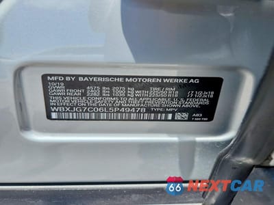 Zdjęcie 13 z 13 samochodu: 2020 BMW X1 SDRIVE28I VIN:WBXJG7C06L5P49478 - miniatura