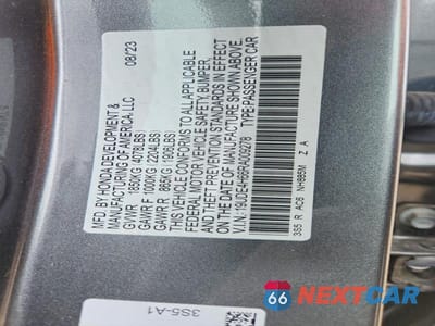 Zdjęcie 12 z 12 samochodu: 2024 ACURA INTEGRA A-SPEC TECH VIN:19UDE4H66RA009278 - miniatura