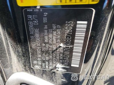 Zdjęcie 12 z 12 samochodu: 2011 BMW 328 I SULEV VIN:WBADW7C50BE728033 - miniatura