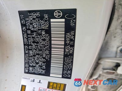 Zdjęcie 12 z 12 samochodu: 2019 TOYOTA PRIUS XLE AWD-E VIN:JTDL9RFU7K3009829 - miniatura