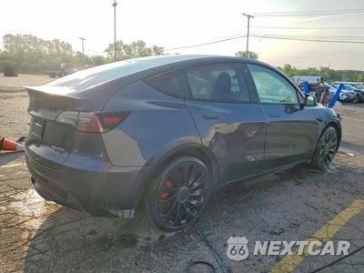 Trzecie zdjęcie samochodu z tyłu: 2022 TESLA MODEL Y VIN:7SAYGDEF6NF468801 - miniatura