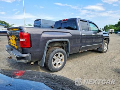 Trzecie zdjęcie samochodu z tyłu: 2014 GMC SIERRA K1500 SLT VIN:1GTV2VEC2EZ358851 - miniatura