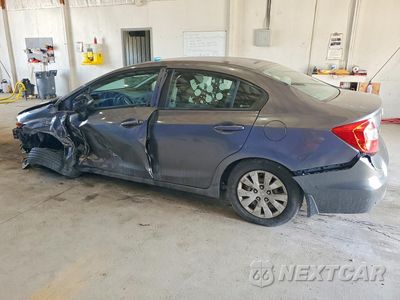 Drugie zdjęcie samochodu z przodu: 2012 HONDA CIVIC LX VIN:19XFB2F55CE041030 - miniatura