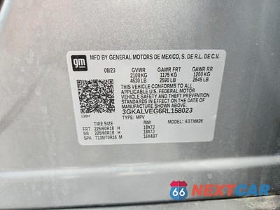 Zdjęcie 12 z 12 samochodu: 2024 GMC TERRAIN SLT VIN:3GKALVEG6RL158023 - miniatura