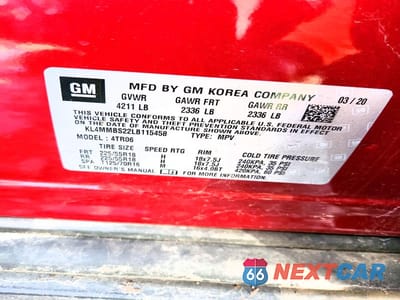 Zdjęcie 13 z 13 samochodu: 2020 BUICK ENCORE GX PREFERRED VIN:KL4MMBS22LB115458 - miniatura