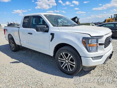Czwarte zdjęcie samochodu z boku: 2023 FORD F150 SUPER CAB VIN:1FTFX1E56PKD79987 - miniatura