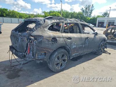Trzecie zdjęcie samochodu z tyłu: 2022 SUBARU OUTBACK LIMITED VIN:4S4BTANC1N3104720 - miniatura