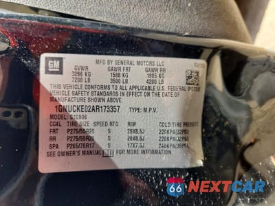 Zdjęcie 13 z 13 samochodu: 2010 CHEVROLET SUBURBAN C1500 LTZ VIN:1GNUCKE02AR173357 - miniatura