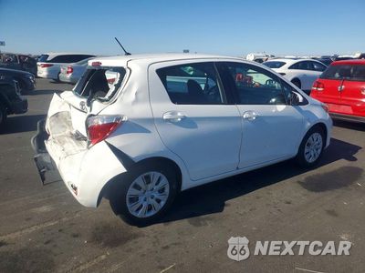 Trzecie zdjęcie samochodu z tyłu: 2014 TOYOTA YARIS 5-DOOR LE FLEET VIN:VNKKTUD30EA012041 - miniatura