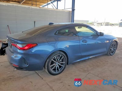 Trzecie zdjęcie samochodu z tyłu: 2022 BMW 430I VIN:WBA53AP0XNCK81686 - miniatura