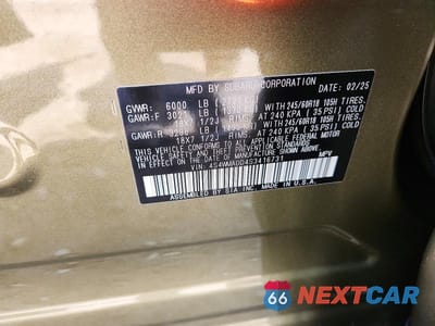 Zdjęcie 13 z 13 samochodu: 2025 SUBARU ASCENT PREMIUM VIN:4S4WMADD4S3416731 - miniatura