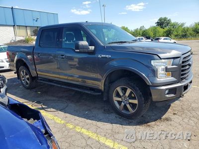 Czwarte zdjęcie samochodu z boku: 2016 FORD F150 SUPERCREW VIN:1FTEW1EP0GFB25393 - miniatura