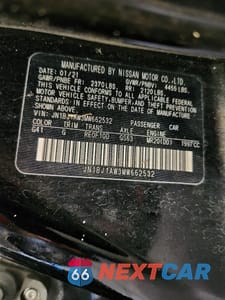 Zdjęcie 12 z 12 samochodu: 2021 NISSAN ROGUE SPORT S VIN:JN1BJ1AW3MW662532 - miniatura